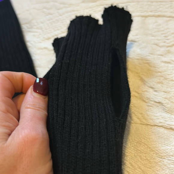 NWOT Pole Candy Ribbed Thigh High Leg Warmers - Picture 2 of 13